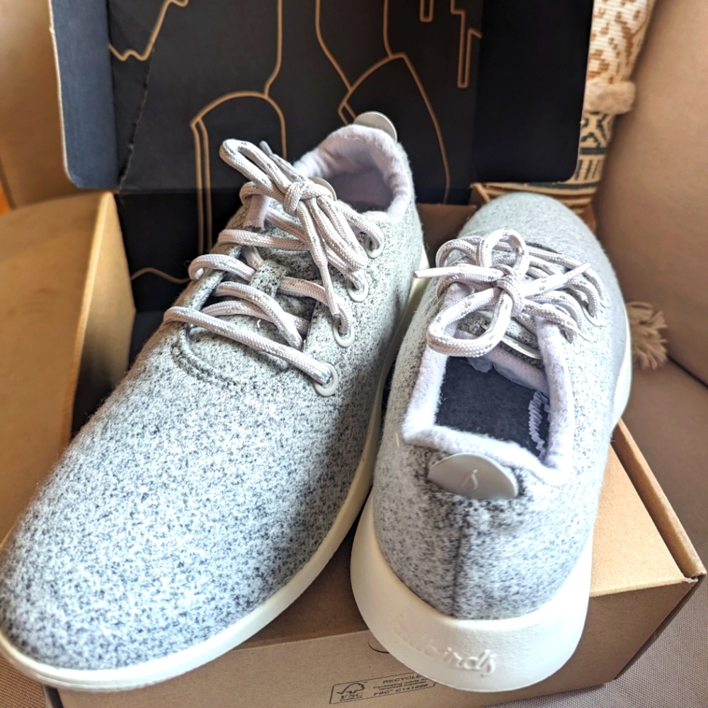 Allbirds Women's Wool Runner Mizzles Size 10 New with Box